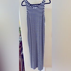 Black & White Striped Tank Dress
